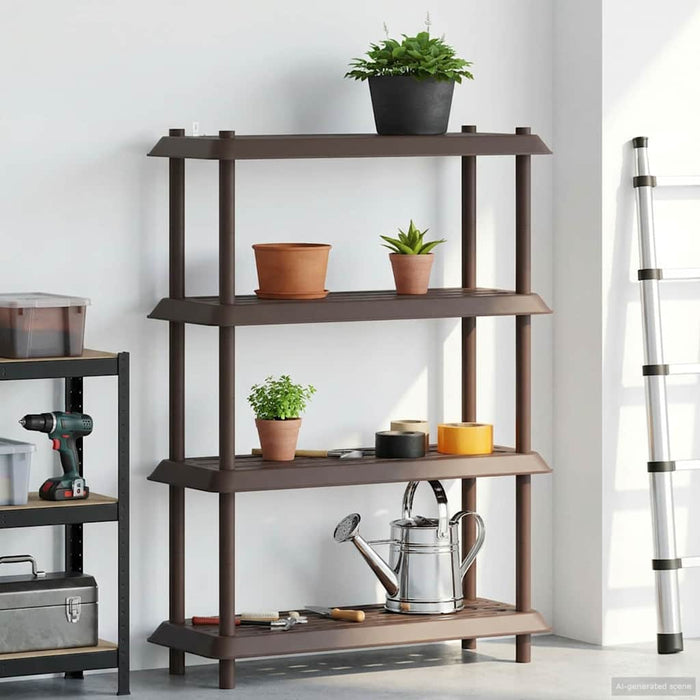 Unitate de rafturi 4 niveluri 100 x 40 x 136,5 cm PP Maro WALTI
