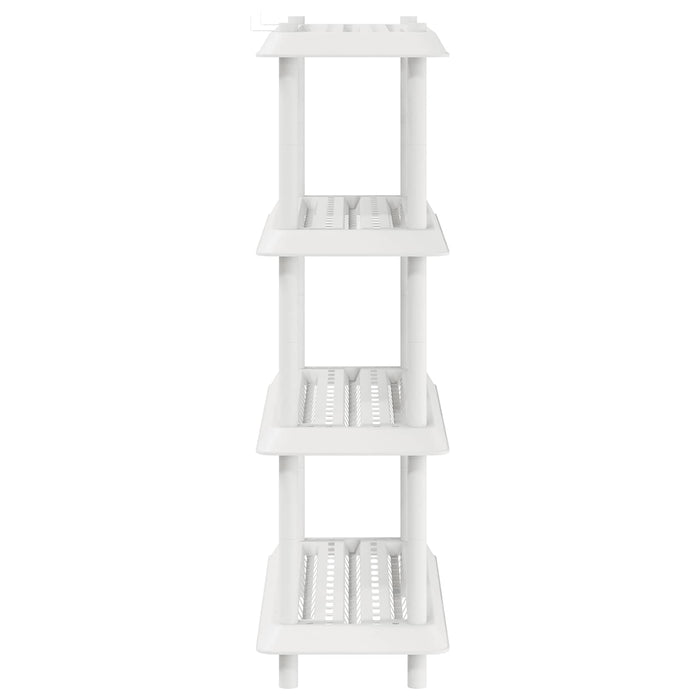 Unitate de rafturi 4 niveluri 100 x 40 x 136,5 cm PP Alb WALTI