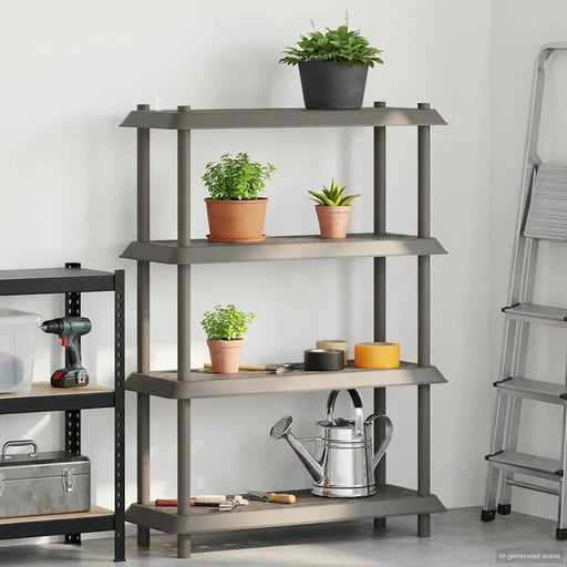 Unitate de rafturi 4 niveluri 100 x 40 x 136,5 cm PP - WALTI WALTI