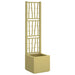 Ghiveci de grădină cu trellis Verde 36 x 36 x 140 cm PP - WALTI WALTI