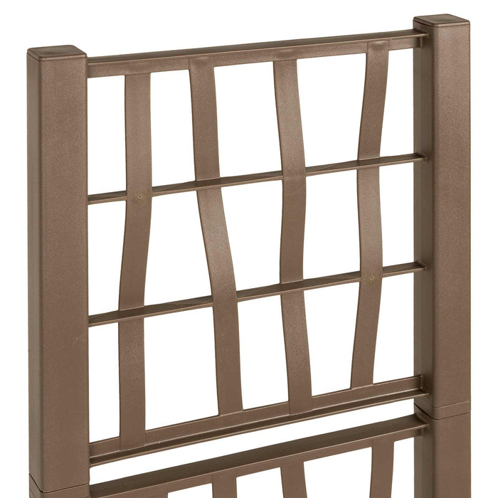 Ghiveci de grădină cu trellis Maro 36 x 36 x 140 cm PP - WALTI WALTI