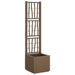 Ghiveci de grădină cu trellis Maro 36 x 36 x 140 cm PP - WALTI WALTI