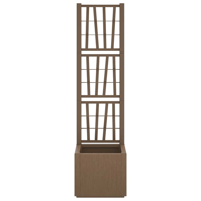 Ghiveci de grădină cu trellis Maro 36 x 36 x 140 cm PP - WALTI WALTI