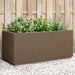 Cutie de flori pentru grădină Maro 80 x 36 x 35 cm PP - WALTI WALTI