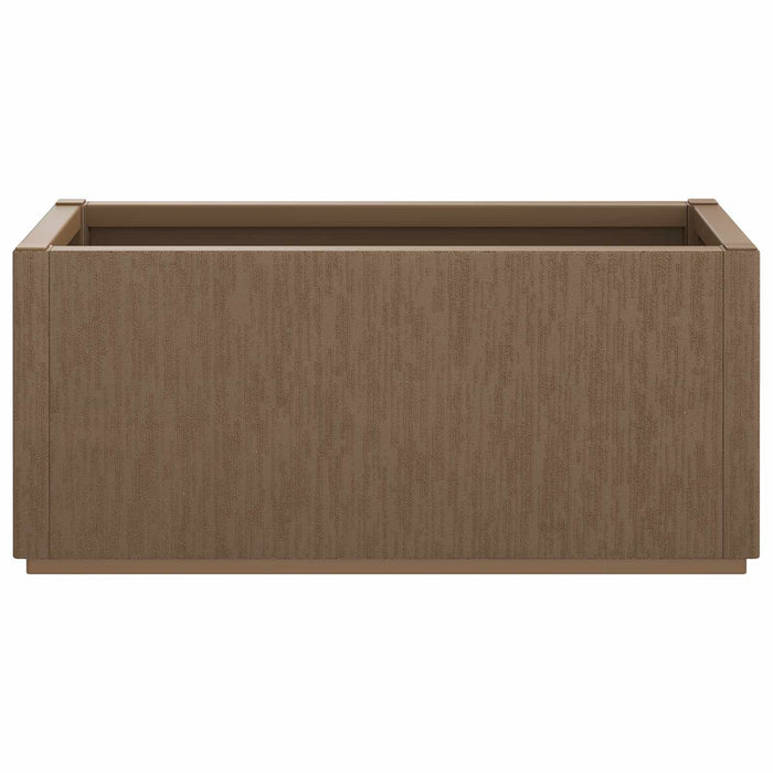 Cutie de flori pentru grădină Maro 80 x 36 x 35 cm PP - WALTI WALTI