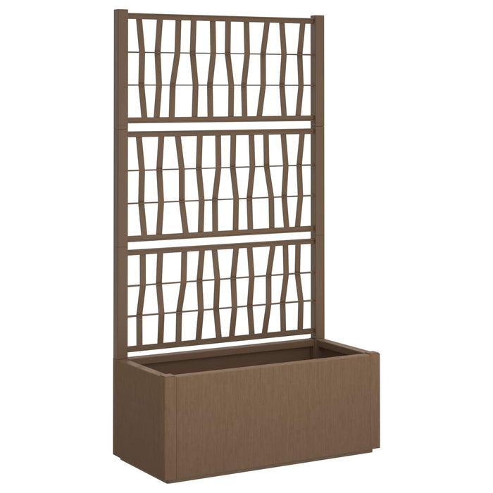 Ghiveci de grădină cu trellis Maro 80 x 36 x 140 cm PP - WALTI WALTI