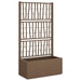 Ghiveci de grădină cu trellis Maro 80 x 36 x 140 cm PP - WALTI WALTI