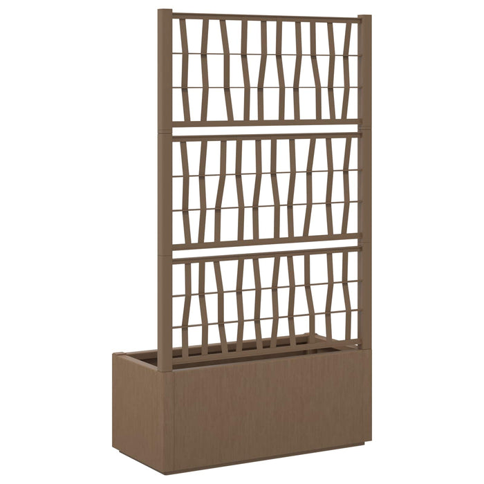 Ghiveci de grădină cu trellis Maro 80 x 36 x 140 cm PP - WALTI WALTI