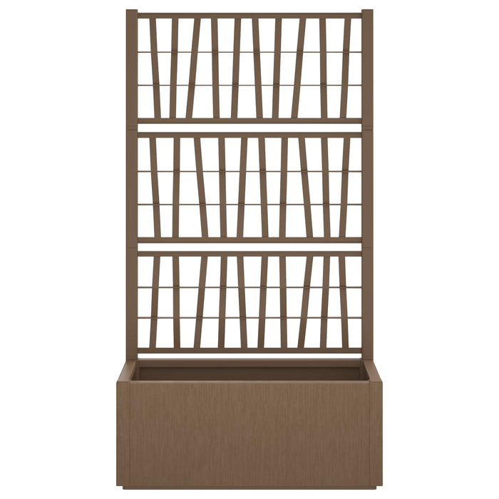 Ghiveci de grădină cu trellis Maro 80 x 36 x 140 cm PP - WALTI WALTI