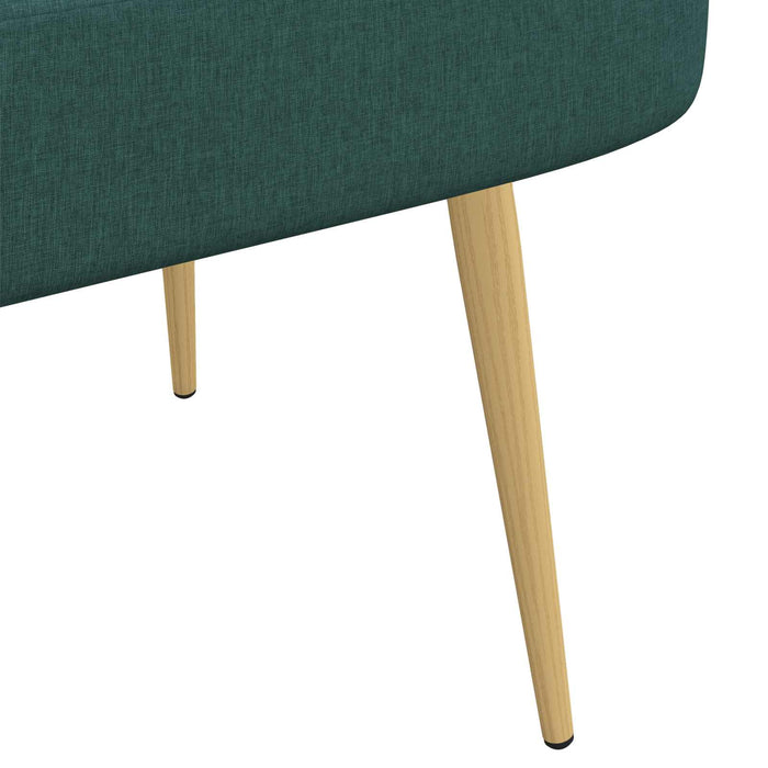 Bancă tapițată cu spătar Verde închis 110 x 60 x 76 cm - WALTI WALTI