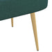Bancă tapițată cu spătar Verde închis 110 x 60 x 76 cm - WALTI WALTI