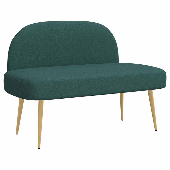 Bancă tapițată cu spătar Verde închis 110 x 60 x 76 cm - WALTI WALTI
