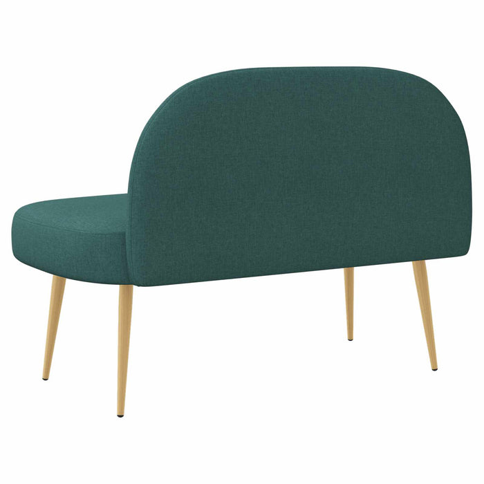 Bancă tapițată cu spătar Verde închis 110 x 60 x 76 cm - WALTI WALTI