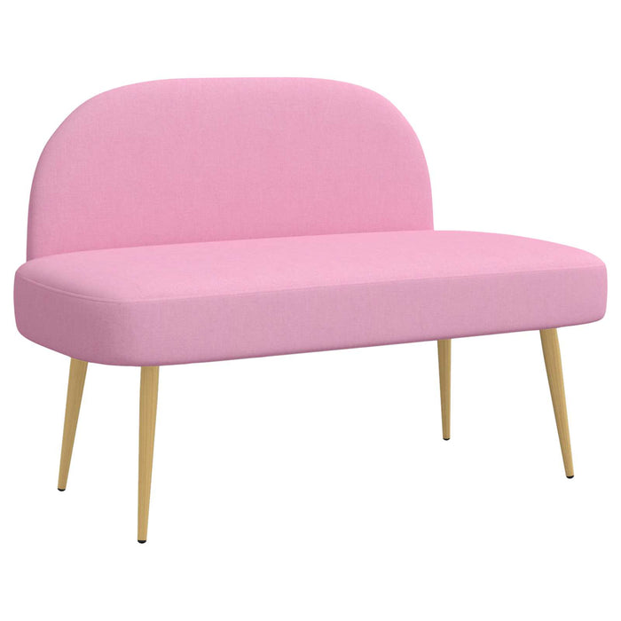 Bancă tapițată cu spătar Roz 110 x 60 x 76 cm Poliester WALTI