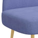 Bancă tapițată cu spătar Denim Albastru 110 x 60 x 76 cm - WALTI WALTI