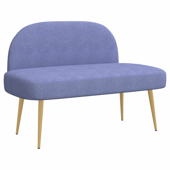 Bancă tapițată cu spătar Denim Albastru 110 x 60 x 76 cm - WALTI WALTI