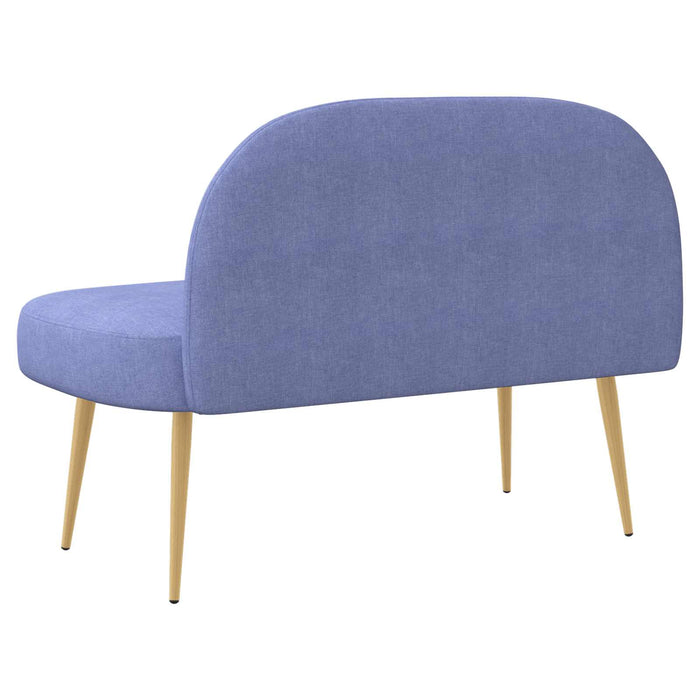 Bancă tapițată cu spătar Denim Albastru 110 x 60 x 76 cm - WALTI WALTI