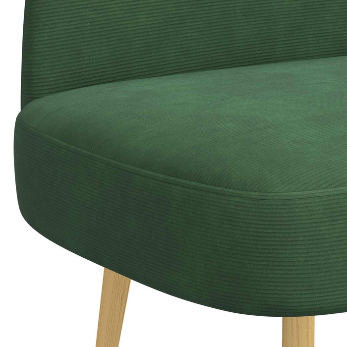 Bancă tapițată cu spătar Verde junglă 110 x 60 x 76 cm - WALTI WALTI
