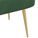 Bancă tapițată cu spătar Verde junglă 110 x 60 x 76 cm - WALTI WALTI