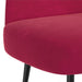 Bancă tapițată cu spătar bordo 110 x 60 x 76 cm Catifea - WALTI WALTI