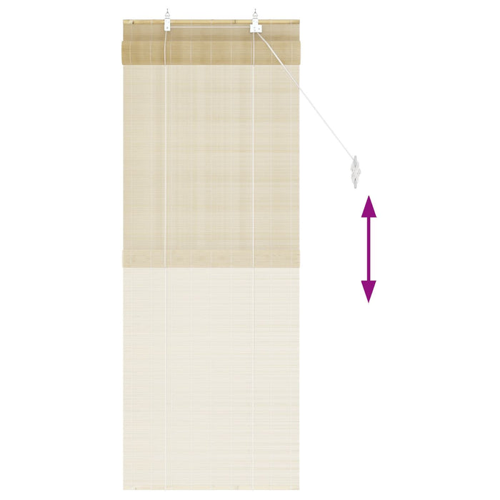 Rulou textil natural 40 x 160 cm Bambus WALTI