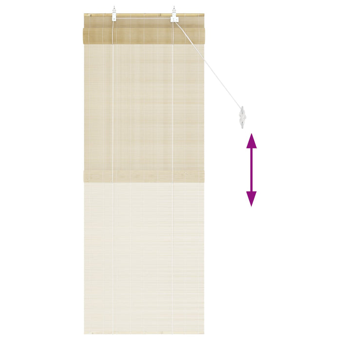 Rulou textil natural 70 x 160 cm Bambus WALTI