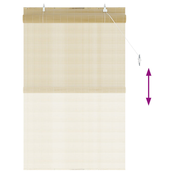 Rulou textil natural 90 x 160 cm Bambus WALTI