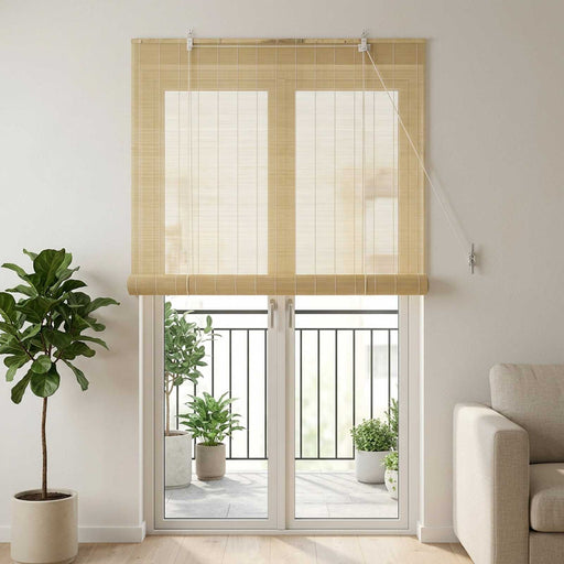 Rulou textil natural 90 x 220 cm Bambus - WALTI WALTI