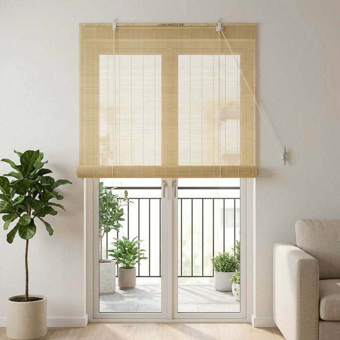 Rulou textil natural 90 x 220 cm Bambus WALTI