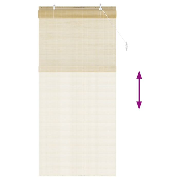 Rulou textil natural 90 x 220 cm Bambus WALTI