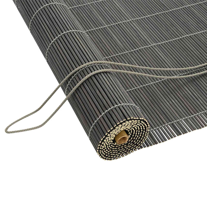 Rulou textil Gri 40 x 160 cm Bambus WALTI