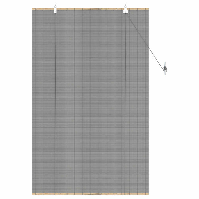Rulou textil Gri 80 x 160 cm Bambus WALTI