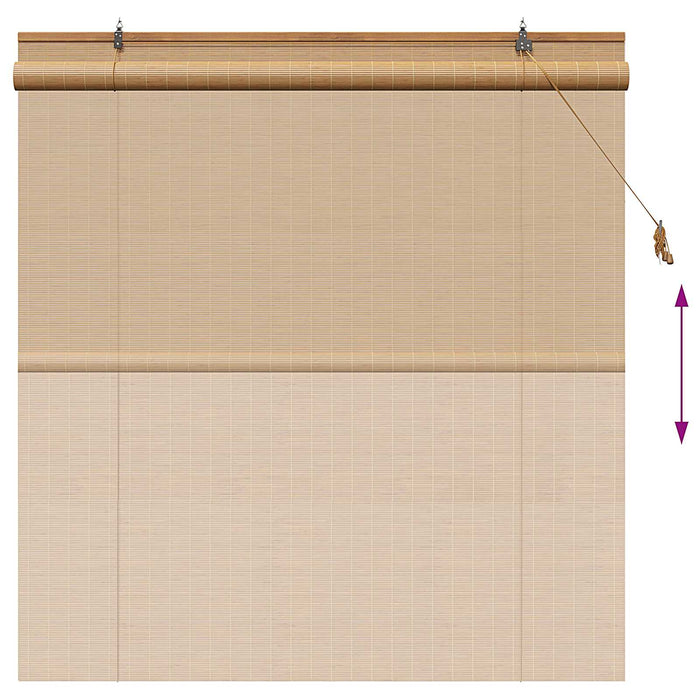 Rulou textil Maro 160 x 160 cm Bambus WALTI