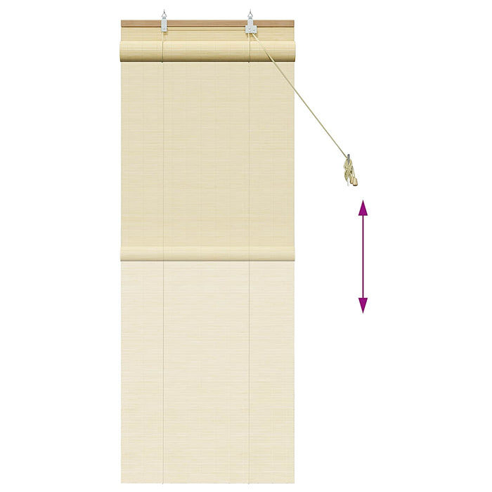 Rulou textil natural 40 x 160 cm Bambus WALTI
