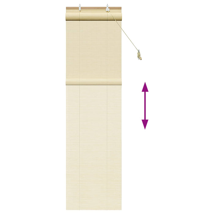 Rulou textil natural 40 x 220 cm Bambus WALTI