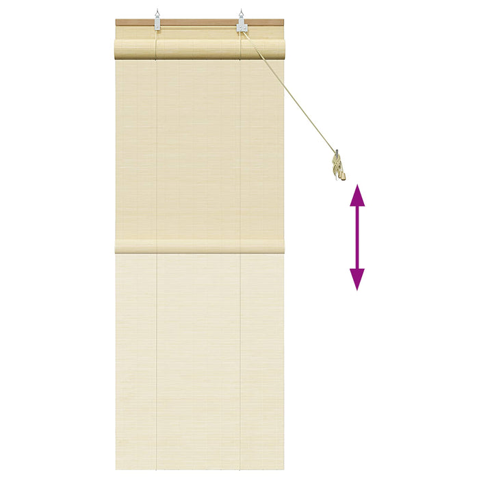 Rulou textil natural 50 x 160 cm Bambus WALTI