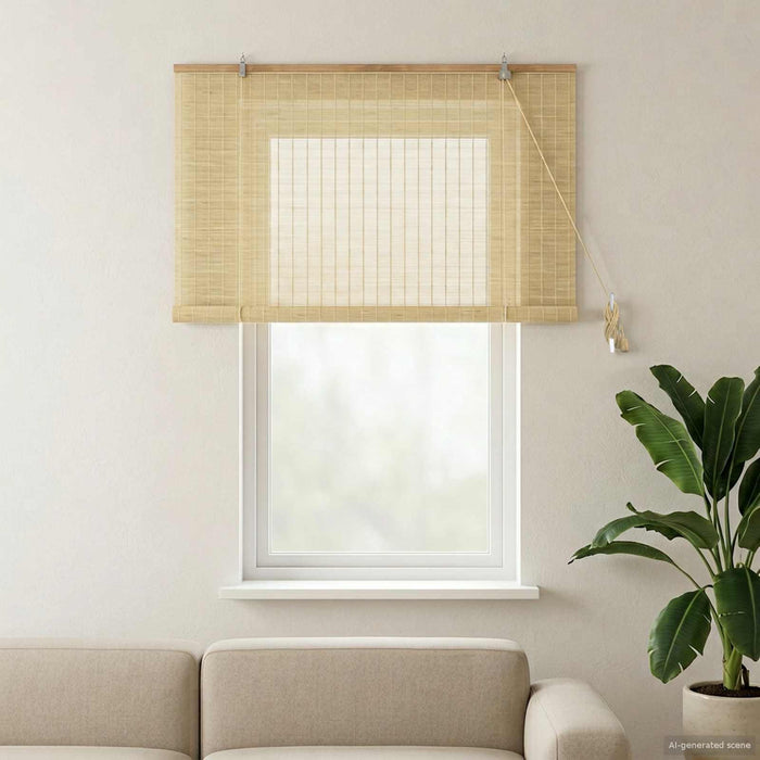 Rulou textil natural 130 x 160 cm Bambus WALTI