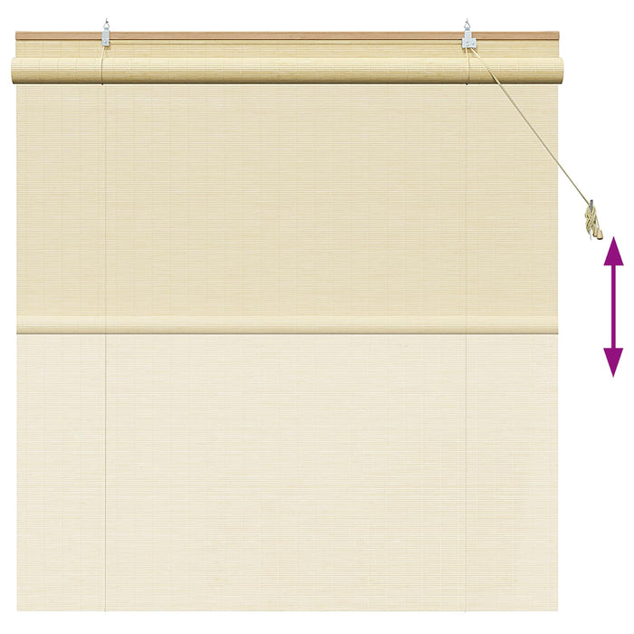 Rulou textil natural 130 x 160 cm Bambus WALTI