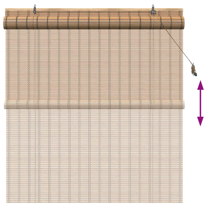 Rulou textil Natură 130 x 160 cm Bambus WALTI