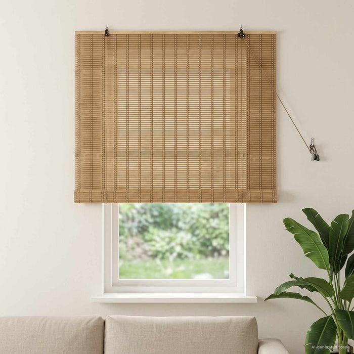 Rulou textil Natură 160 x 160 cm Bambus WALTI