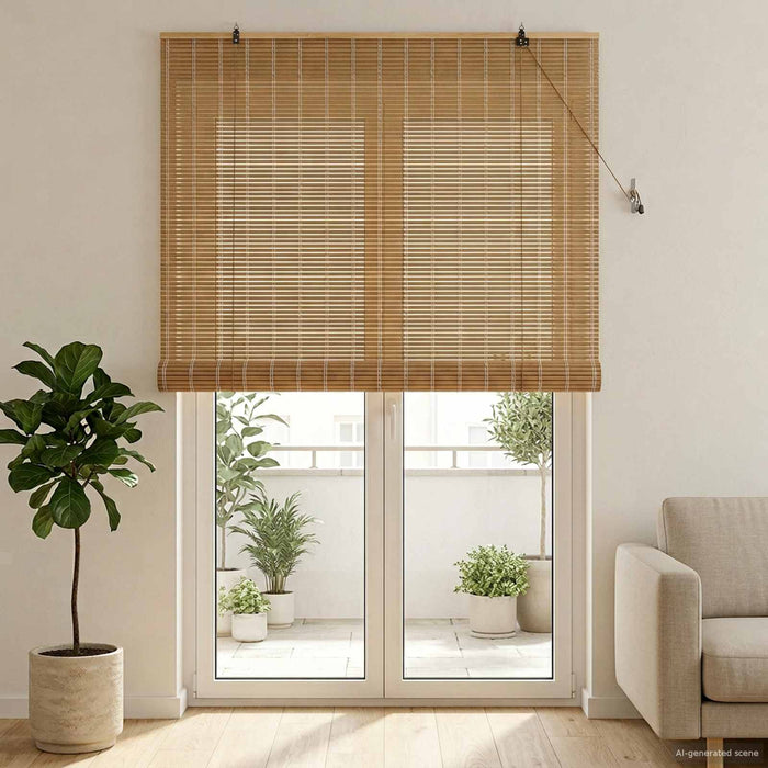 Rulou textil Natură 160 x 220 cm Bambus WALTI