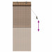 Rulou textil Maro 50 x 160 cm Bambus - WALTI WALTI