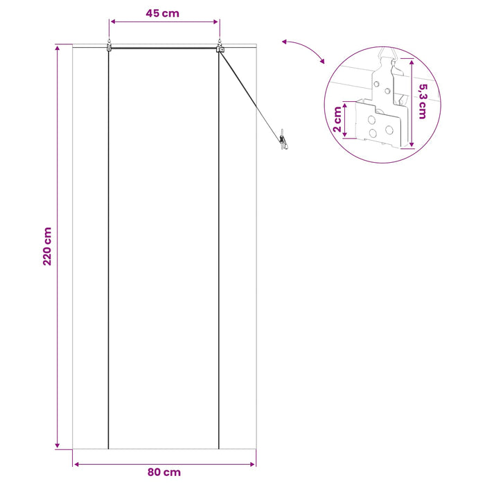 Rulou textil Maro 80 x 220 cm Bambus WALTI