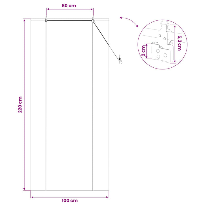 Rulou textil Maro 100 x 220 cm Bambus WALTI
