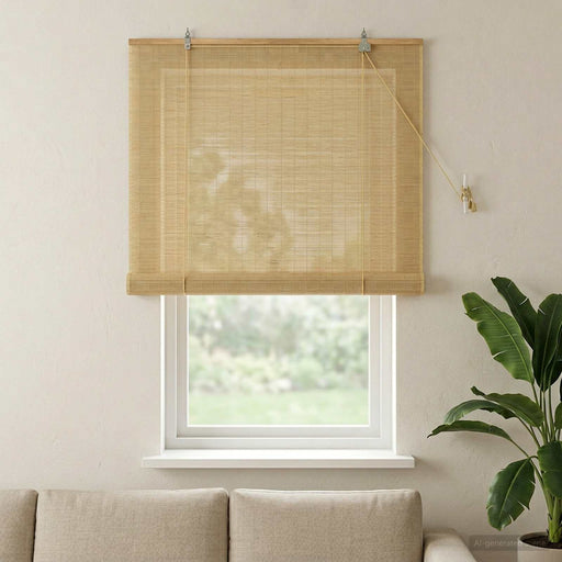 Rulou textil natural 100 x 160 cm Bambus - WALTI WALTI