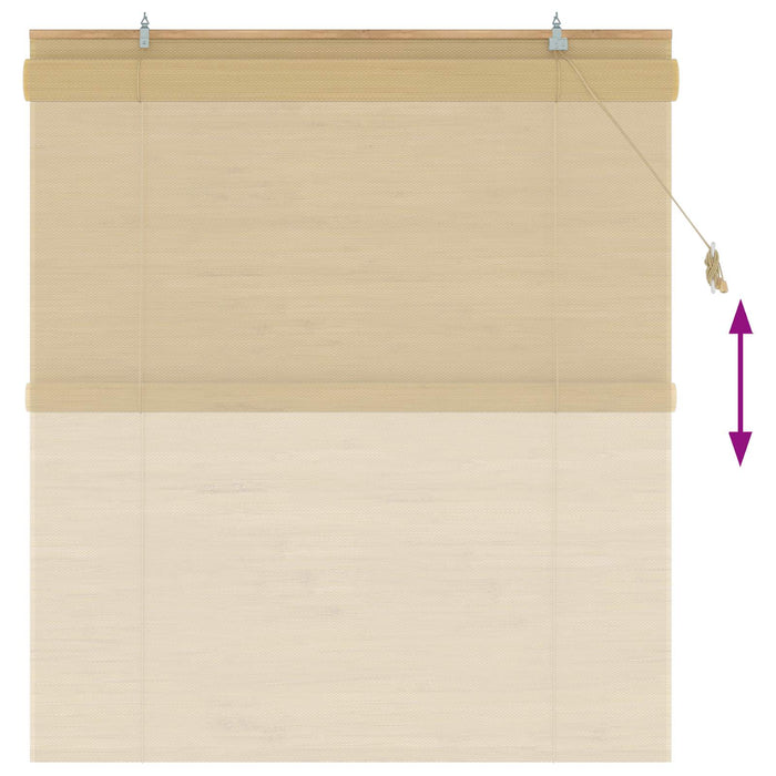 Rulou textil natural 140 x 160 cm Bambus WALTI