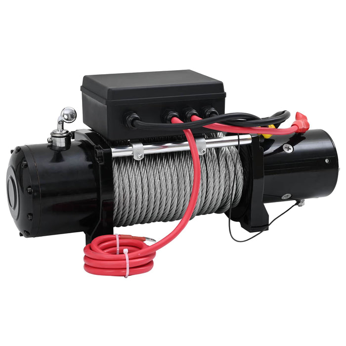 Troliu electric PVC Negru WALTI