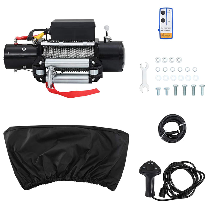 Troliu electric PVC Negru WALTI