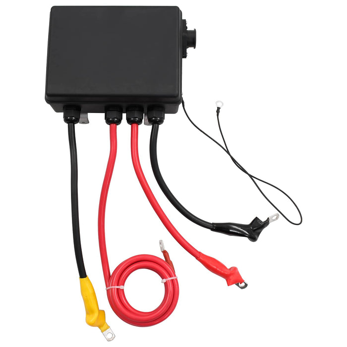 Troliu electric PVC Negru WALTI