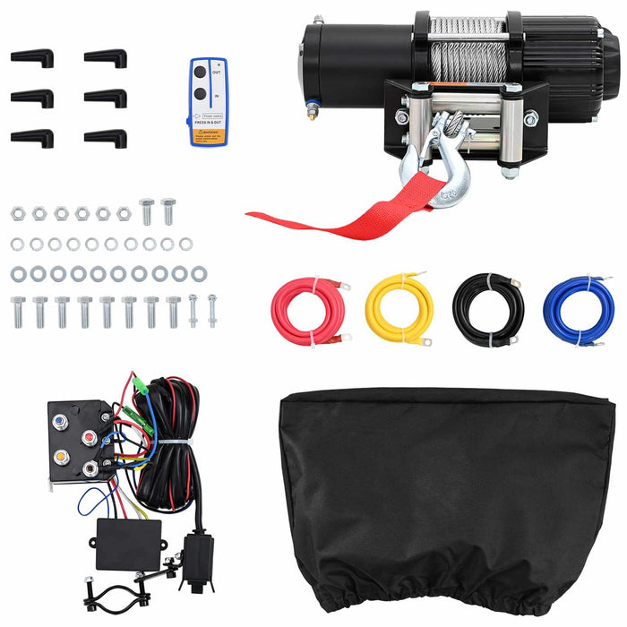 Troliu electric PVC Negru WALTI